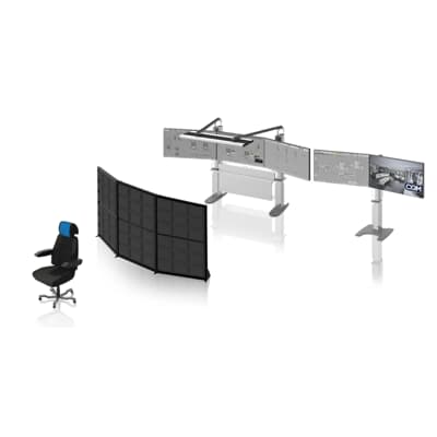 Superiror Control Room Desk System Cergo Abb Ergonomic